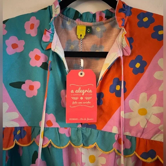 Farm Rio Vestido Golao Chamego Refarm Dress - Picture 5 of 8